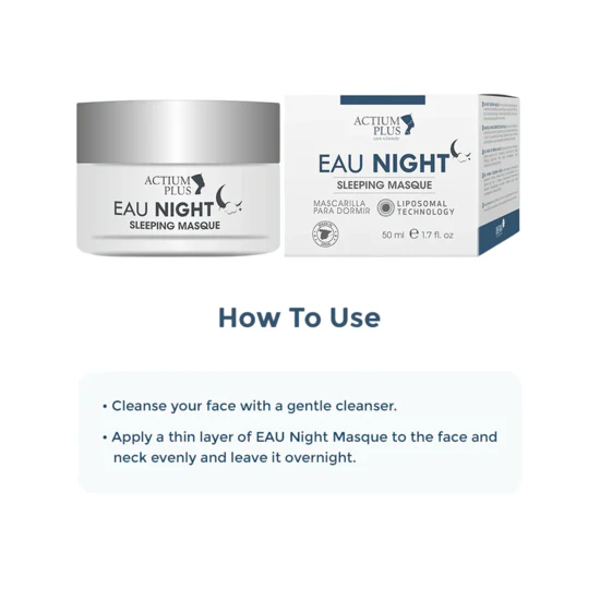 Actium Plus EAU Night Sleeping Masque 50ml - Image 4