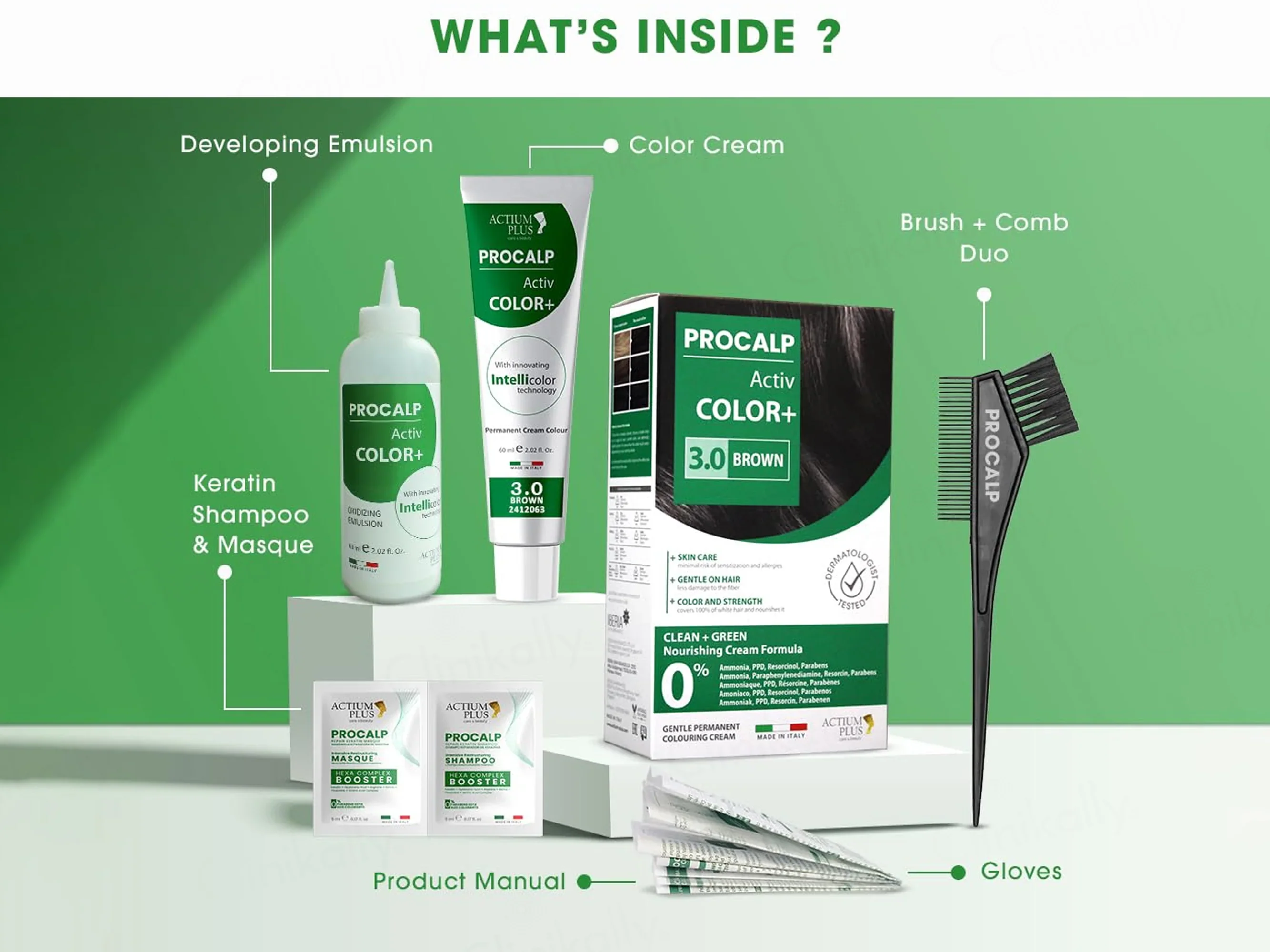 Actium Plus Procalp Activ Color (1.0 - BLACK)+ Kit - Image 6