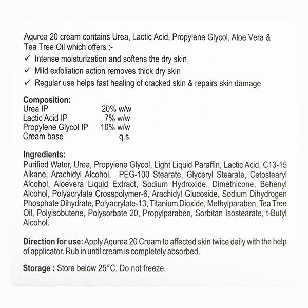 Aqurea 20 Urea Cream, - Image 3