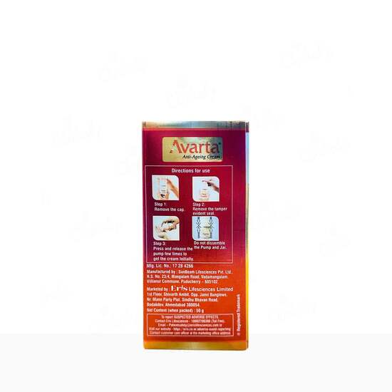 Avarta Anti-Ageing Cream, 50g - Image 3