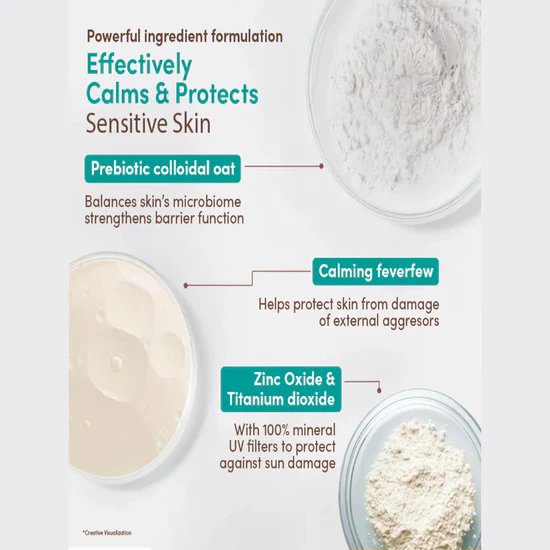 Aveeno Calm + Restore Nourishing Daily Moisturiser Sheer Tint SPF 30 50ml - Image 3