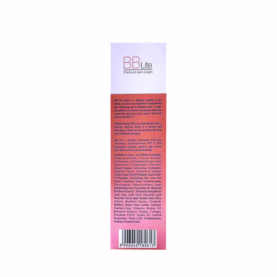 BB Lite Premium All in One Skin Whitening Cream SPF 25 PA++ 50ml - Image 6