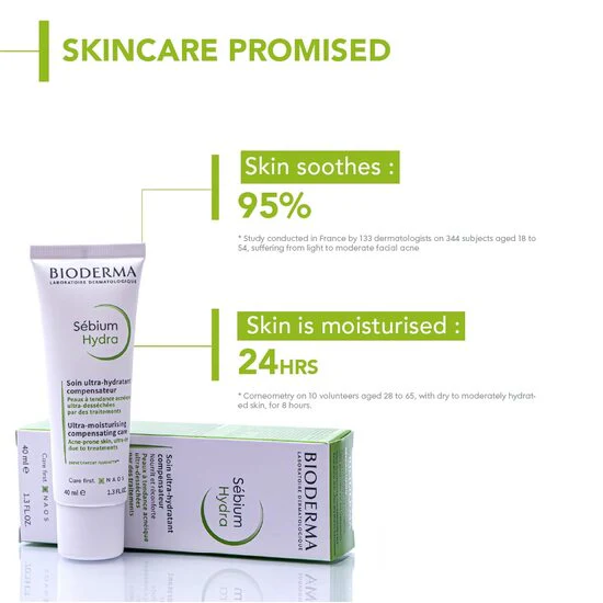 Bioderma Sebium Hydra Moisturiser, 40ml - Image 6