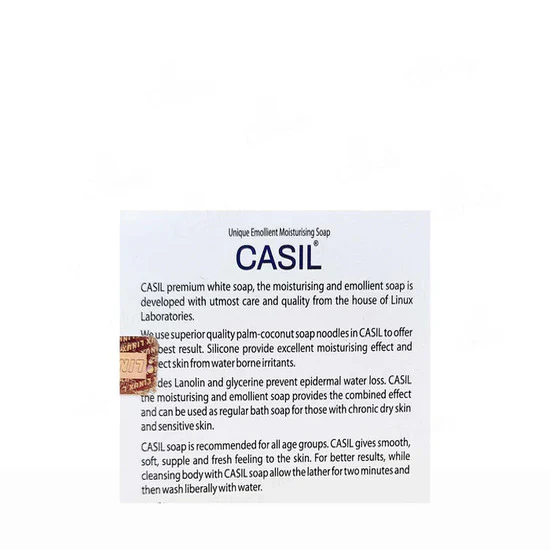 Casil Emollient Moisturising Soap 75gm Pack of 3 - Image 3