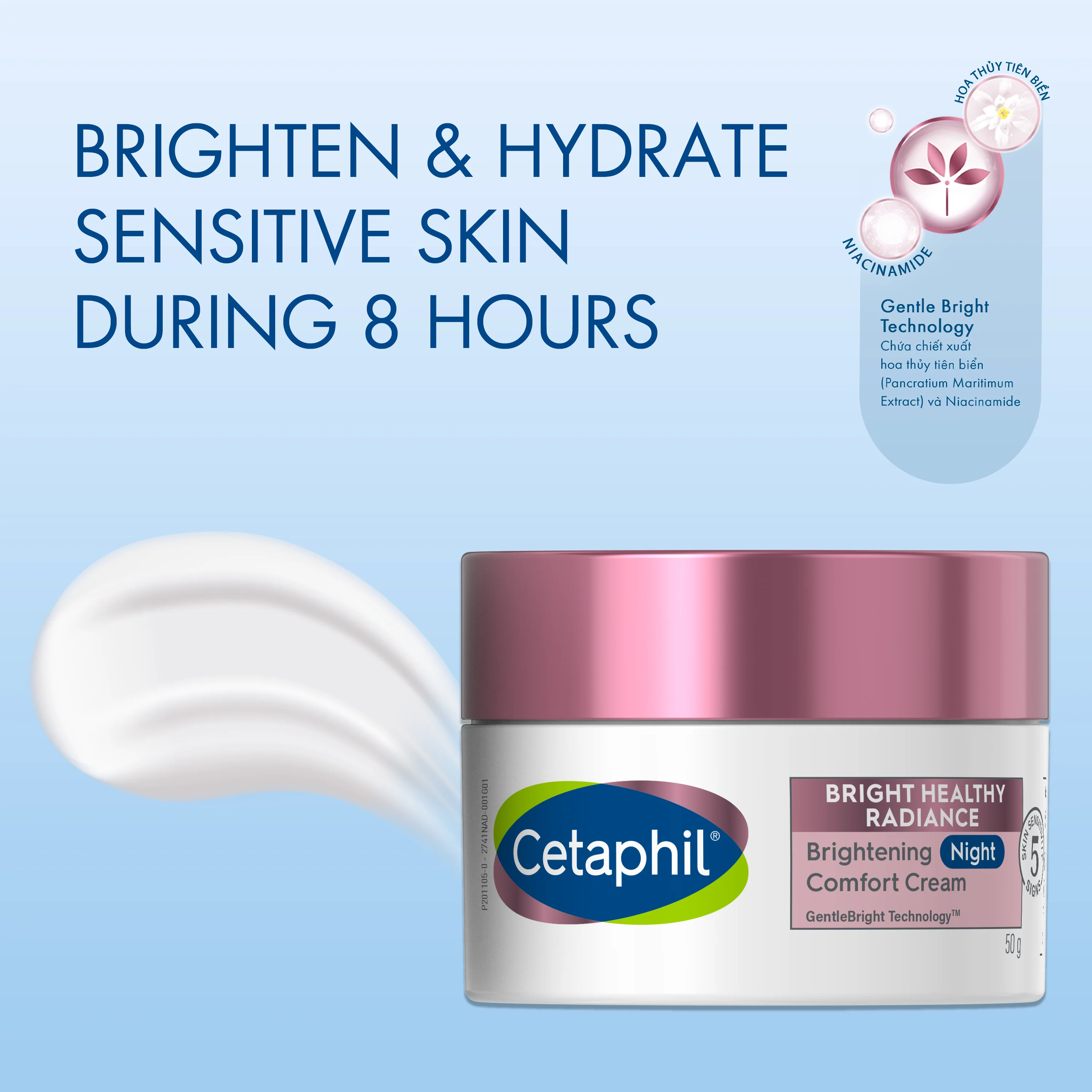 Cetaphil Brightening Night Comfort Cream, 50 g - Image 4