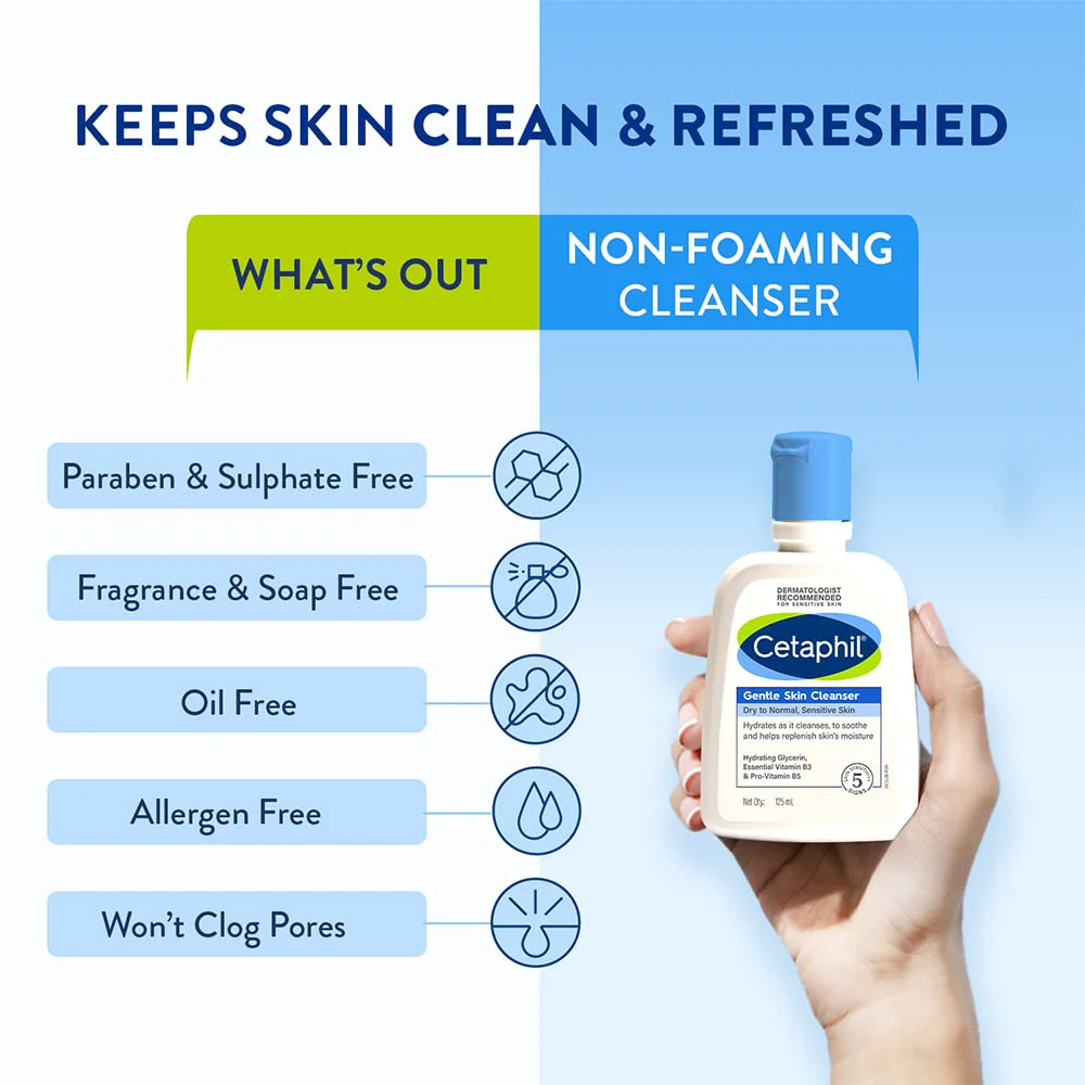 Cetaphil Gentle Skin Cleanser, - Image 5