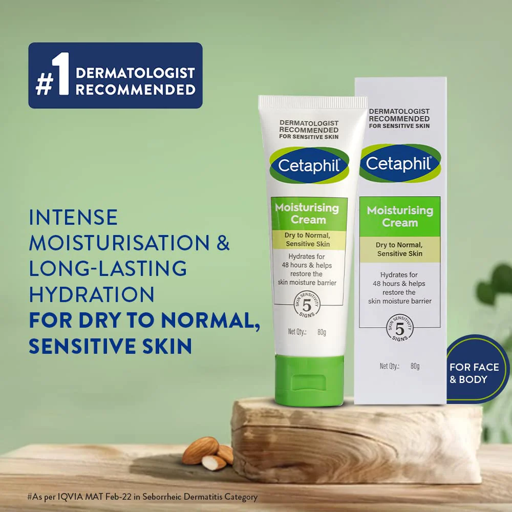 Cetaphil Moisturising Cream, 80gm - Image 4