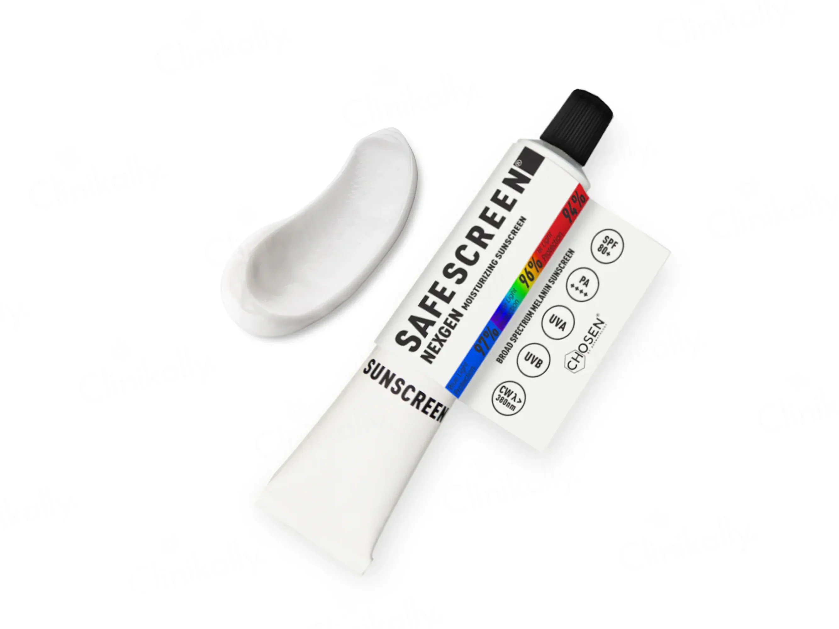 Chosen Safescreen Nexgen Moisturizing Melanin Sunscreen SPF 80+ PA++++ 40ml - Image 3