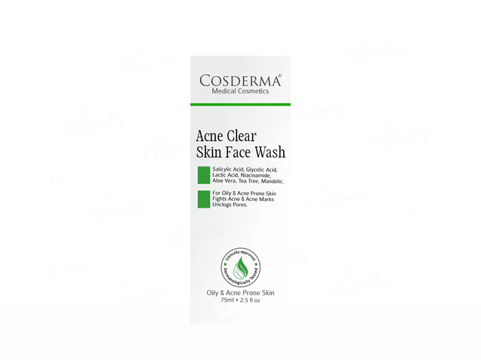 Cosderma Medical Cosmetics Acne Clear Skin Face Wash, - Image 3