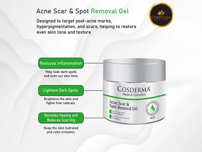 Cosderma Acne Scar & Spot Removal Gel, - Image 6