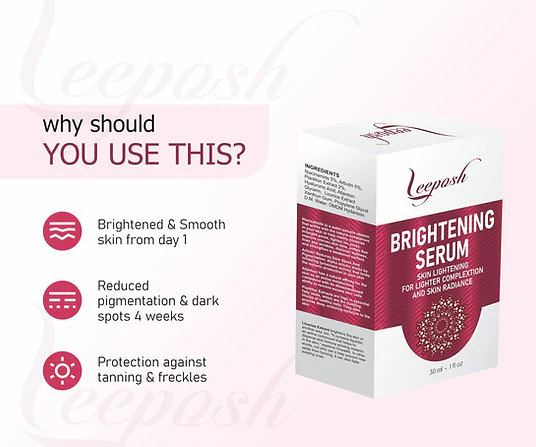 Cosderma Leeposh 5% Alpha Arbutin Skin Brightening Serum for Brightening Pigmentation Blemishes, Dark Spots, 30ml - Image 4