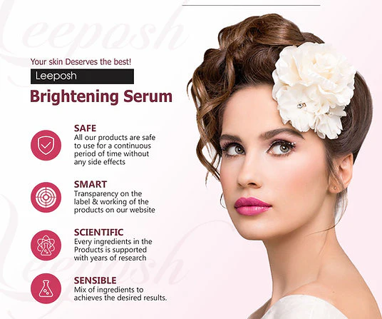 Cosderma Leeposh 5% Alpha Arbutin Skin Brightening Serum for Brightening Pigmentation Blemishes, Dark Spots, 30ml - Image 5