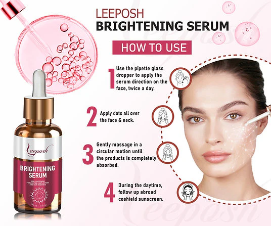 Cosderma Leeposh 5% Alpha Arbutin Skin Brightening Serum for Brightening Pigmentation Blemishes, Dark Spots, 30ml - Image 6