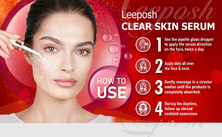 Cosderma Leeposh Clear Skin Serum 12% Niacinamide Serum + Zinc PCA 2% for Acne, Spot, Scars, Marks Melasma, 30ml - Image 4