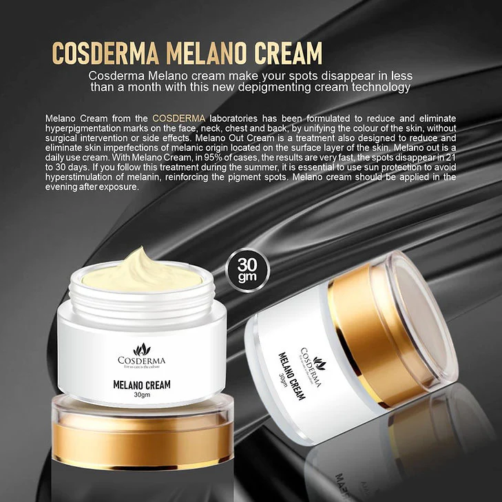 Cosderma MELANO FACE CREAM, 30gm - Image 4