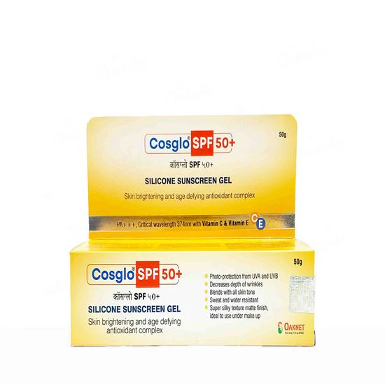 Cosglo SPF 50+ PA+++ Sunscreen Gel, 50gm - Image 2