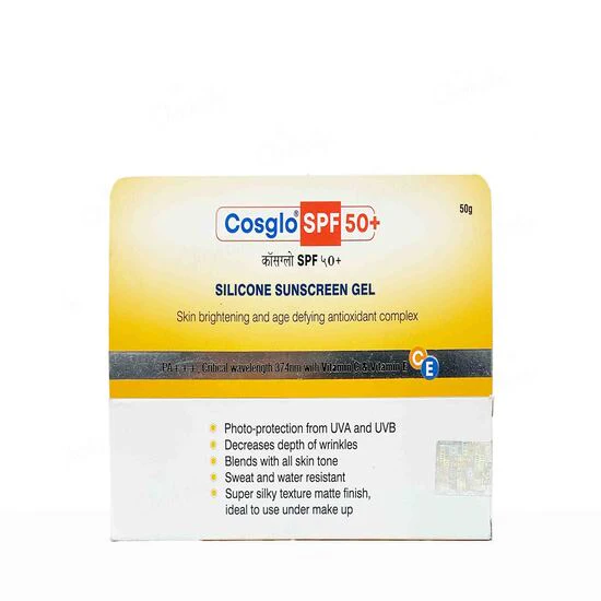 Cosglo SPF 50+ PA+++ Sunscreen Gel, 50gm - Image 3