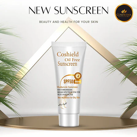 Coshield Oil-Free Hyaluronic Sunscreen SPF50 PA+++ | Formula for Oily Skin, 50ml - Image 2