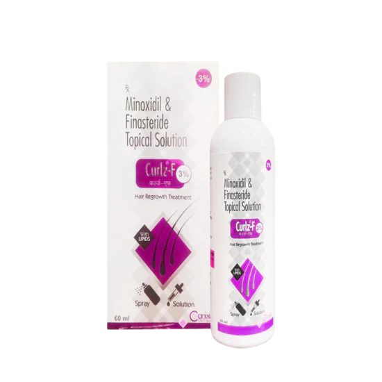 Curlz-F 3% Topical Solution 60ml