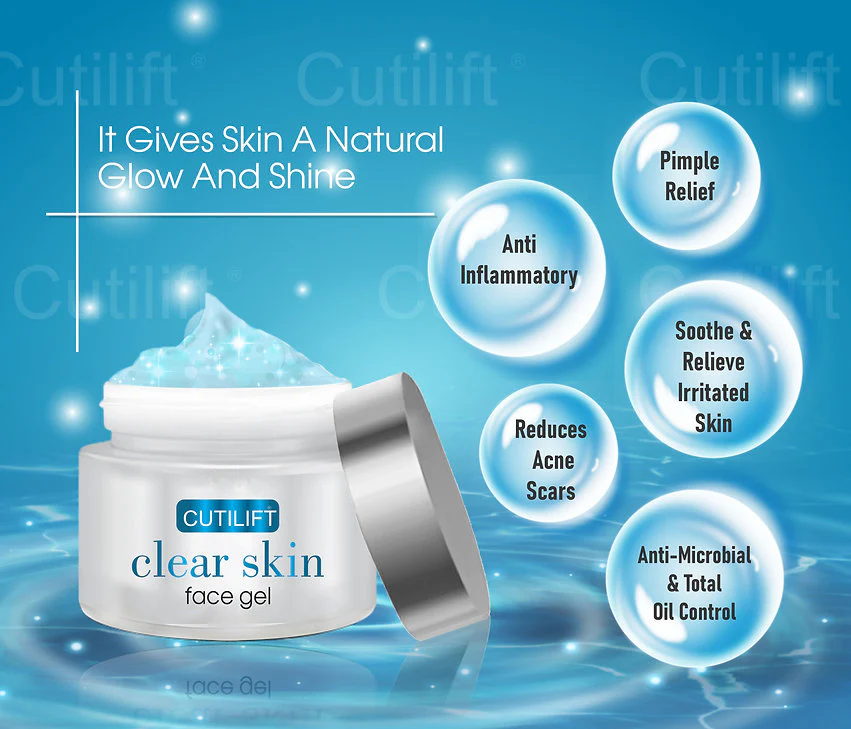 Cutilift Clear Skin Face Gel, 50gm - Image 3