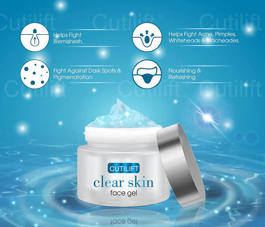 Cutilift Clear Skin Face Gel, 50gm - Image 4