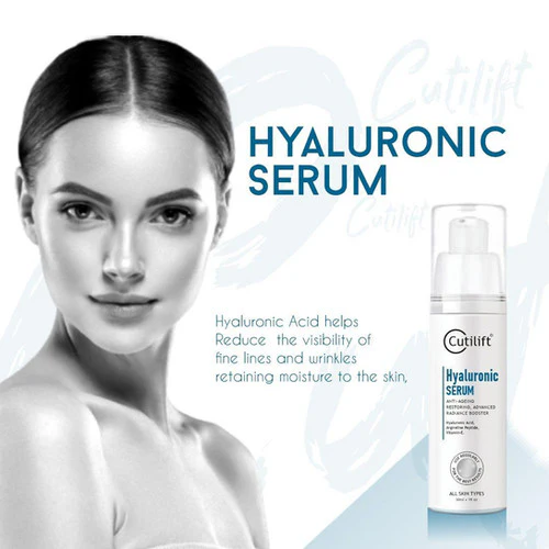 Cutilift Hyaluronic Serum - Anti-Aging, Hydrating & Skin Firming Serum, 30ml - Image 4
