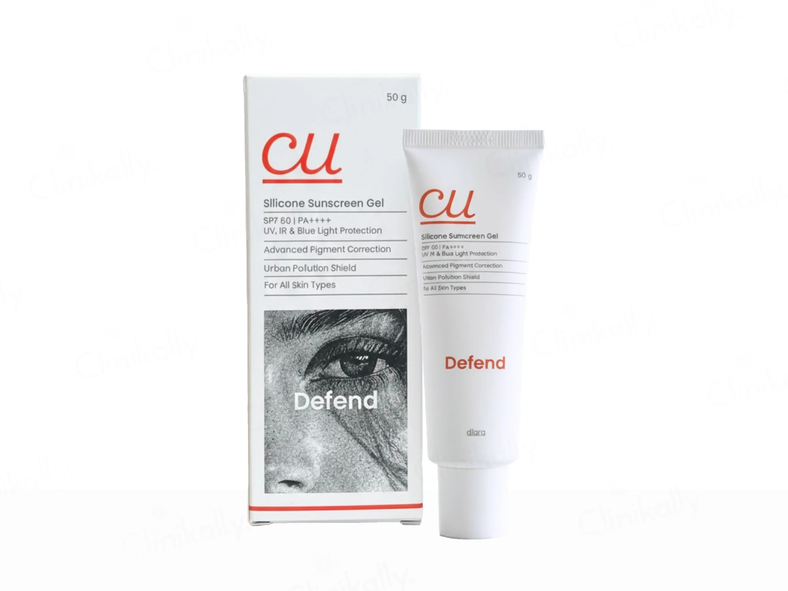 Diara CU Silicone Sunscreen Gel SPF 60 PA++++ 50gm
