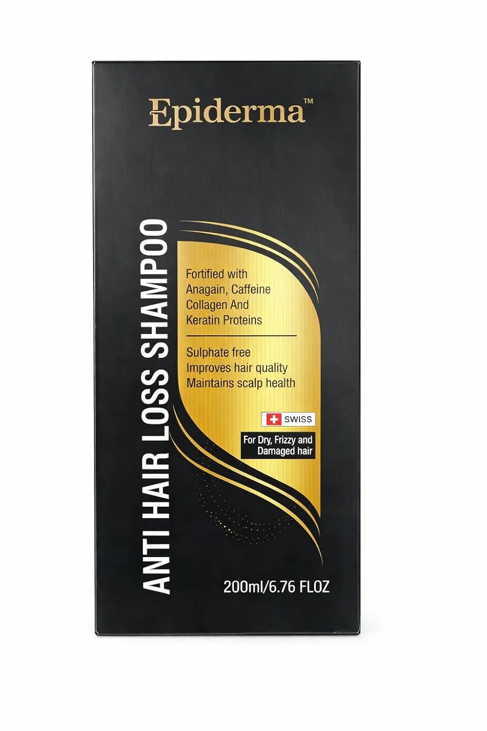 Epiderma Anti Hair Loss Shampoo with Anagain, Caffeine, Collagen & Keratin 200ml