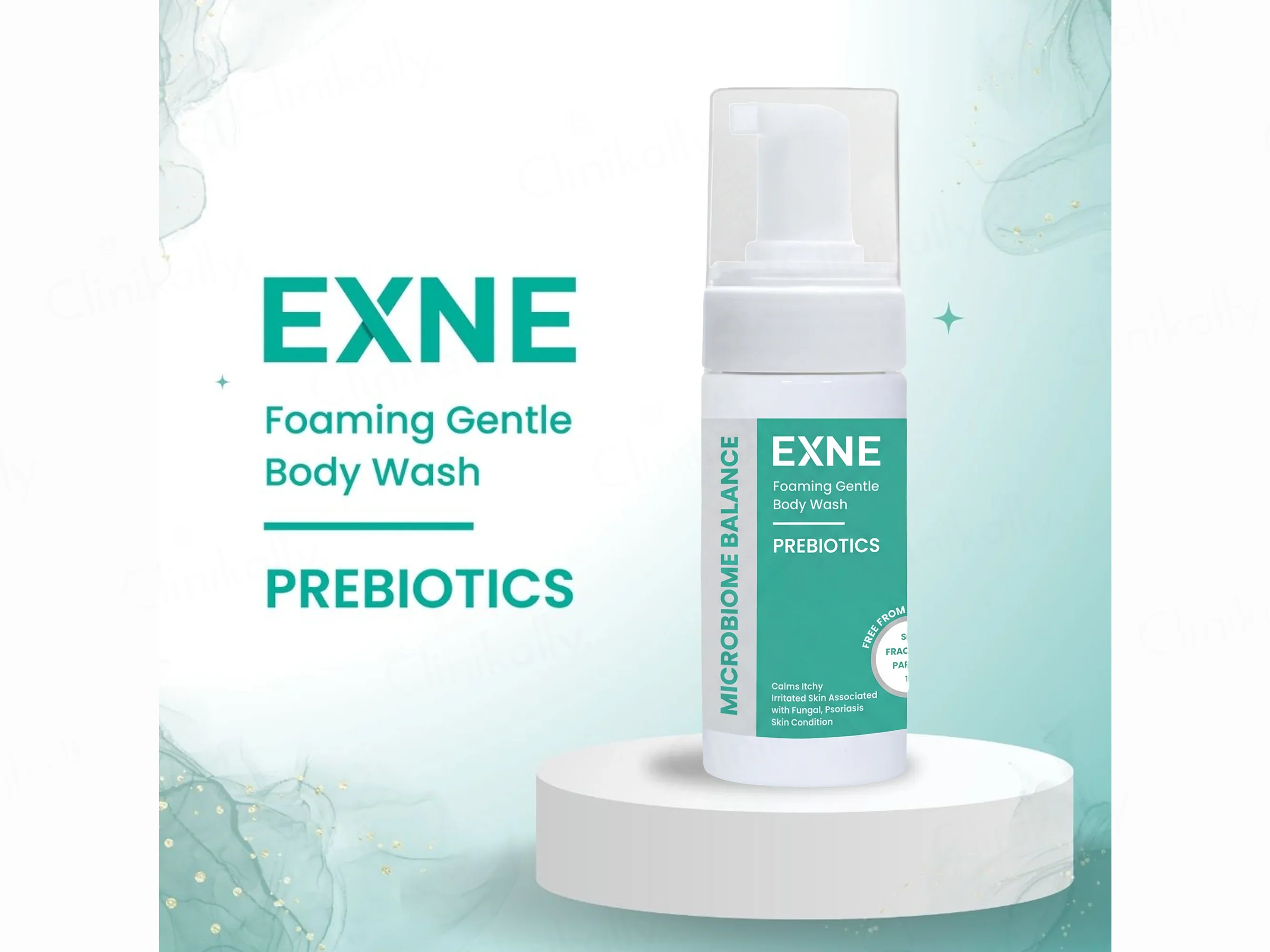 Exne Prebiotics Soothing & Hydrating Foaming Gentle Body Wash, 180ml - Image 6