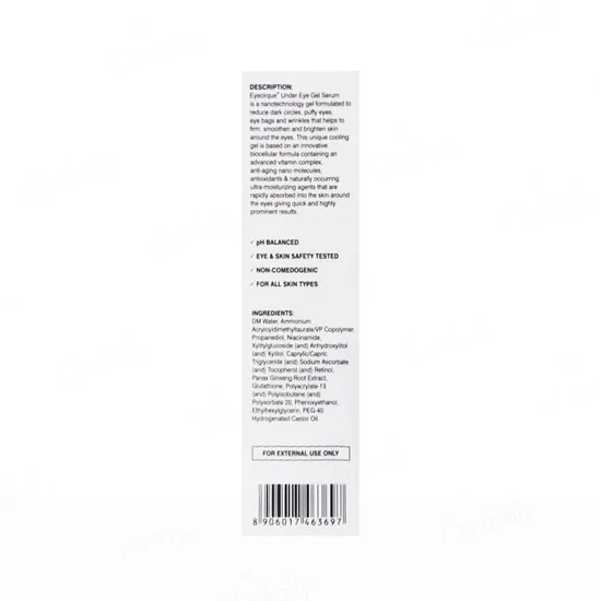 Eyecirque Under Eye Gel Serum 30gm - Image 3