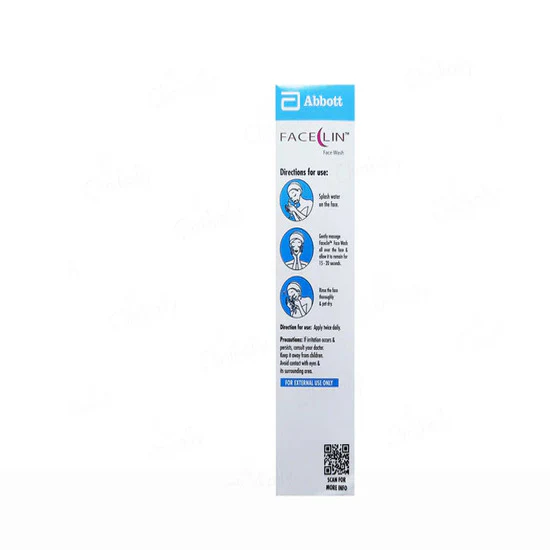 Faceclin Gentle Face Wash, 100ml - Image 4