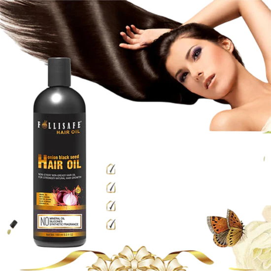 Follisafe Follisafe Onion Hair Oil with 20 essential Oils, 180 ml - Image 3