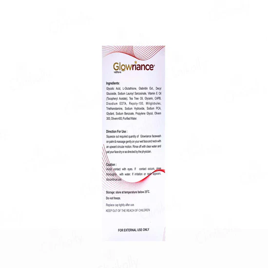 Glowriance Skin Renewing Face Wash, 100ml - Image 3