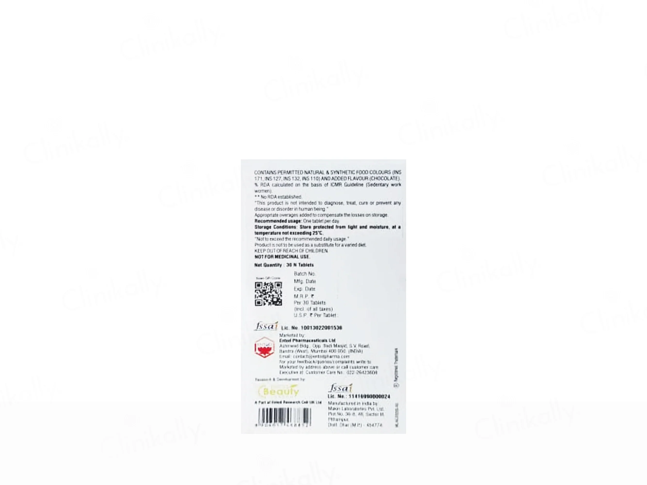 HairTop Women Nutraceutical Tablet 30Tab - Image 2