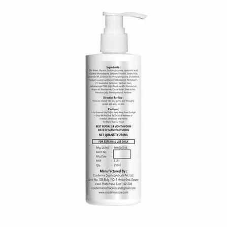 Hydra Q Oil-Free Moisturizing Cream with Ceramide Complex, 250ml - Image 2
