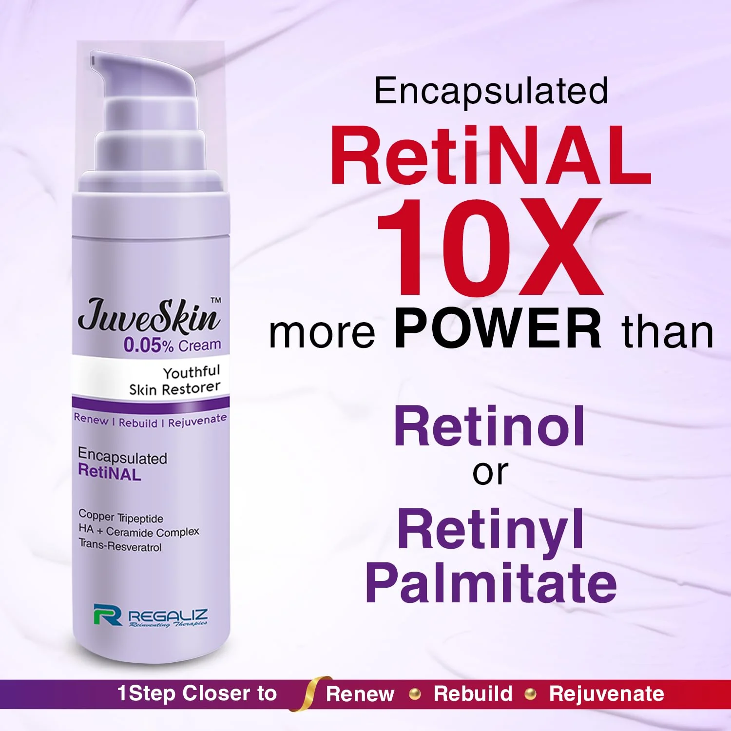 JuveSkin 0.05% Retinal Night Cream 30gm - Image 7