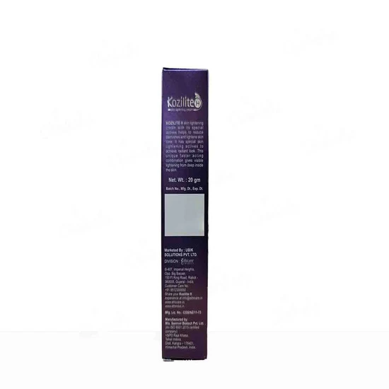 Kozilite- H Skin Lightening Cream, 20gm - Image 3