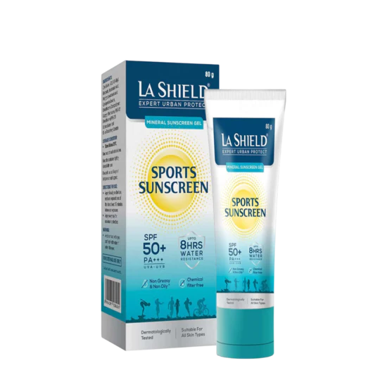 La Shield Expert Urban Protect Mineral Sports Sunscreen Gel SPF 50+ PA++++ 80gm