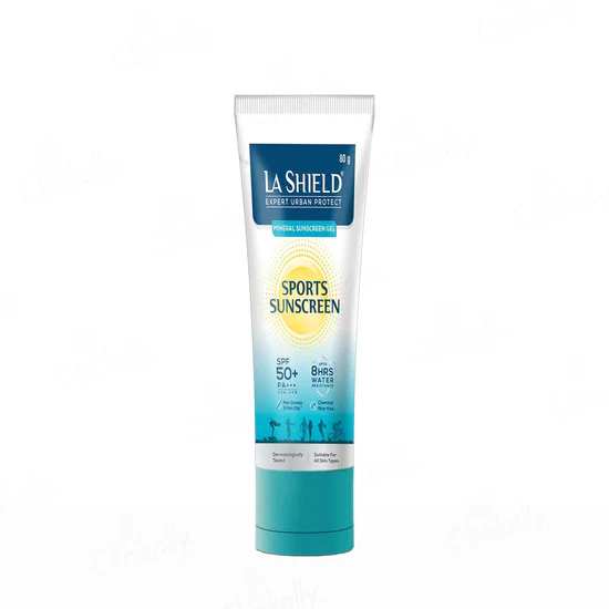 La Shield Expert Urban Protect Mineral Sports Sunscreen Gel SPF 50+ PA++++ 80gm - Image 2