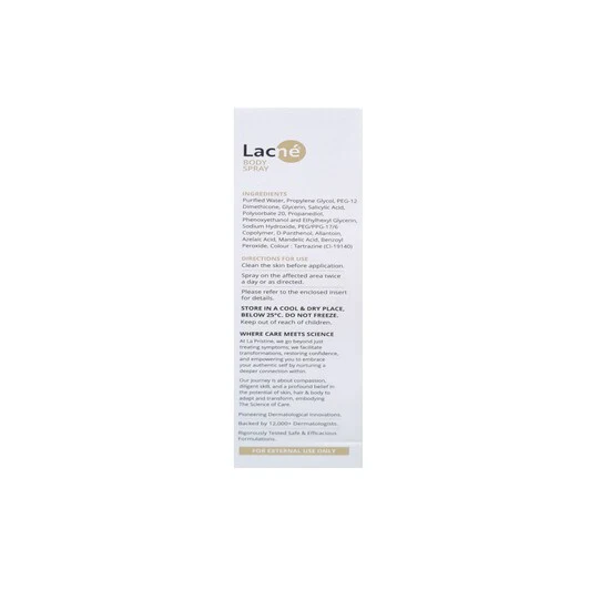 Lacne 360 Acne Treatment Body Spray, 50ml - Image 3