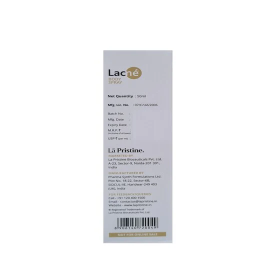 Lacne 360 Acne Treatment Body Spray, 50ml - Image 4
