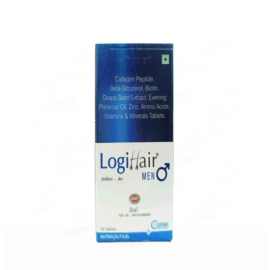 Logihair Men 30 Tab, Bottle - Image 2