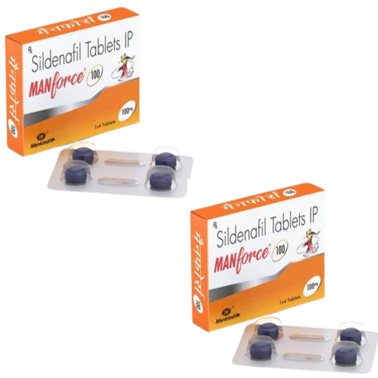 Manforce Caps 100mg 1 x 4 Tab
