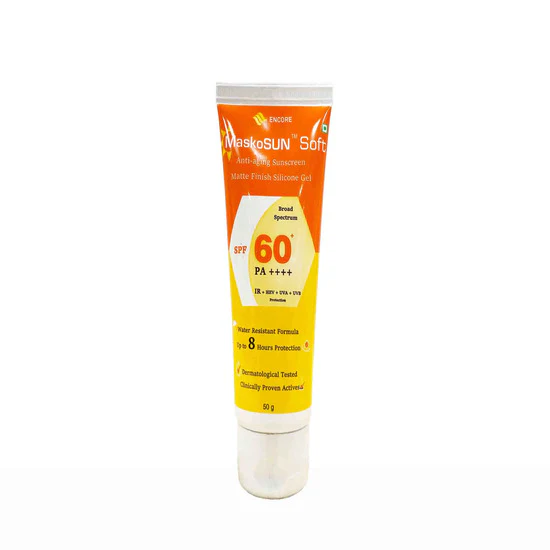 Maskosun Soft Anti-aging Sunscreen Gel SPF 60+ PA++++ 50gm - Image 3