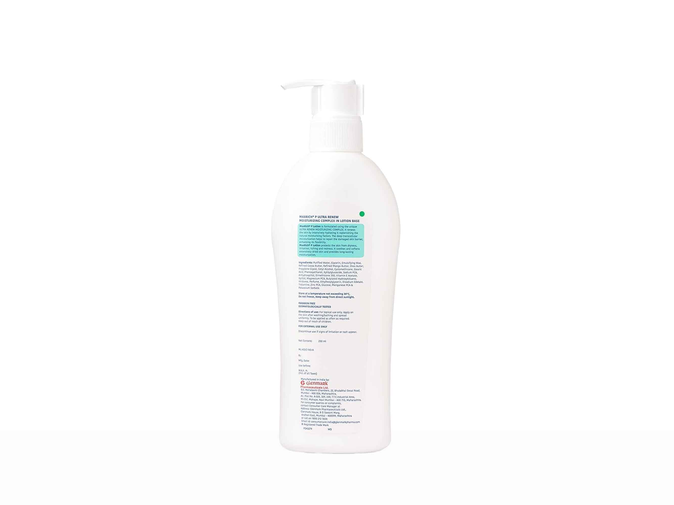 Maxrich P Ultra Renew Moisturizing Lotion 250ml - Image 3