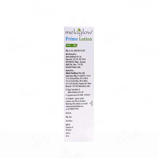 Melaglow Prime Depigmenting Lotion 50gm - Image 3