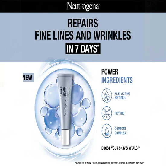 Neutrogena Visible Repair Eye Cream 15gm - Image 3