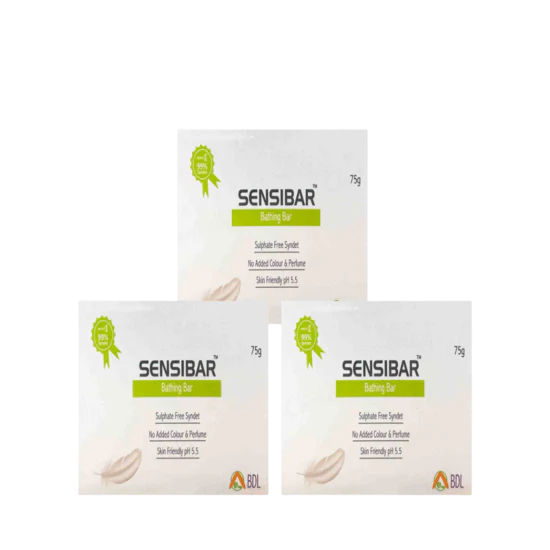 Sensibar Bathing Bar 75Gm, Pack Of 3