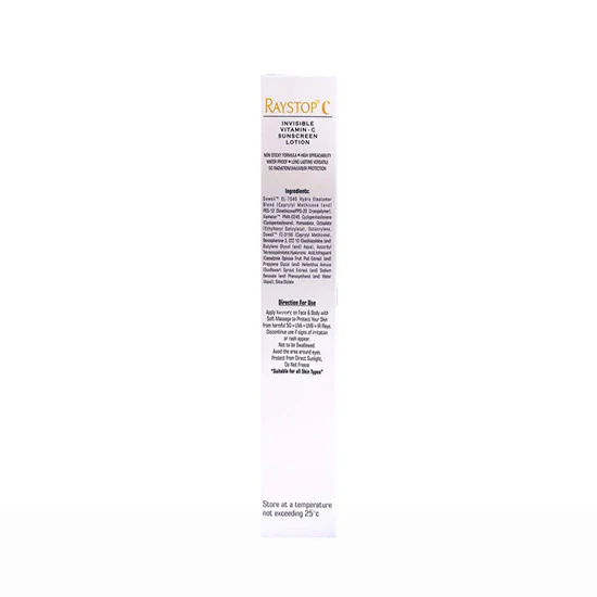 Raystop C Invisible Vitamin-C Sunscreen SPF 50 PA+++ 45gm - Image 2