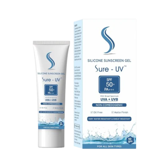 Sure-UV Silicone Sunscreen Gel SPF 50 PA+++, 50gm